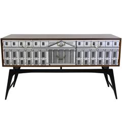 Vintage Fornasetti Style Credenza
