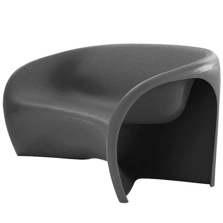 Brand New Gray and Black Driade MT2 Sofa by Ron Arad, Italy For Sale
