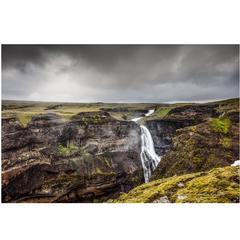 Icelandic Wonder Cloud-Capped Fjord Photograph 3