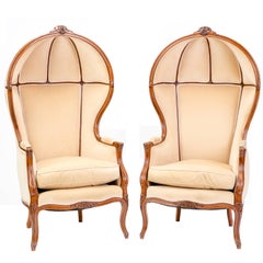 Pair of 19th Century Style Downton Porter Chairs