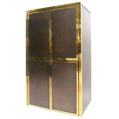 Brass Maison Jansen Bar