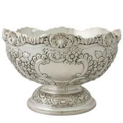 Sterling Silver Presentation Bowl/Centerpiece, Antique Victorian