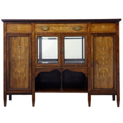 Early 20th Century Edwardian Inlaid Rosewood Sideboard