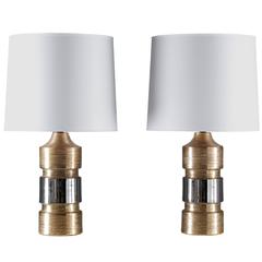 Pair of Table Lamps by Bitossi for Bergboms