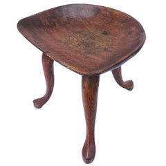 Vintage Jean of Topanga Wooden Stool