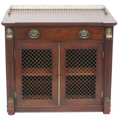 Antique 19th Century Regency Style Two-Door Cabinet