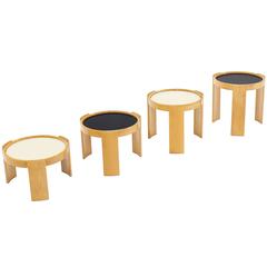 Cassina Set of Four Nesting Round Tables 2