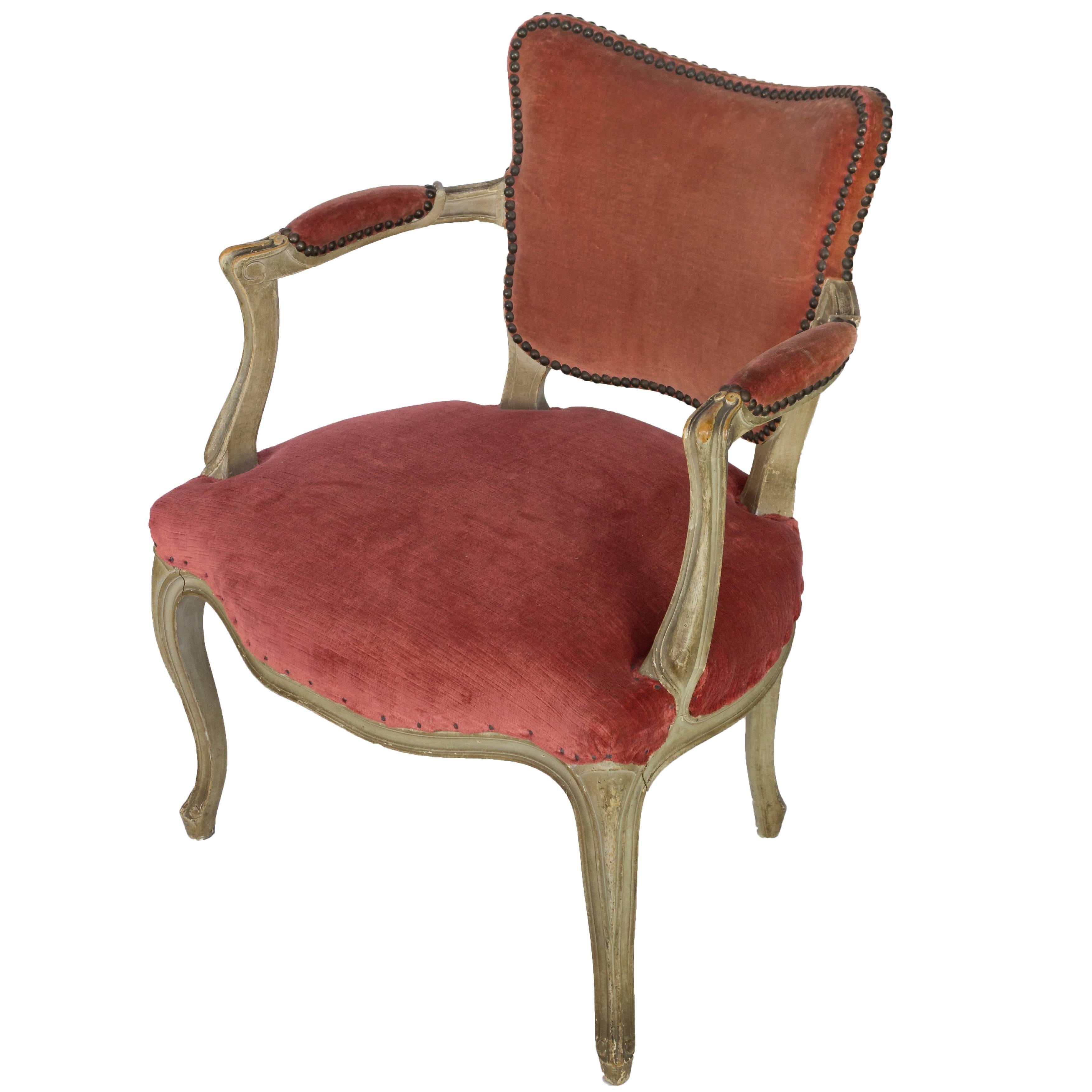 Early 20th Century Louis XV Style Armchair
