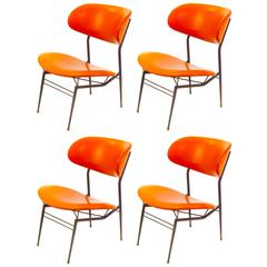 Four Chairs attr. Gastone Rinaldi für RIMA. Italy 1970s 6