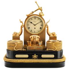 Exceptional 19th Century English Industrial Novelty Compendium Clock