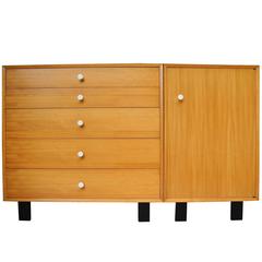 Dresser and Cabinet in Primavera Mahogany by George Nelson for Herman Miller