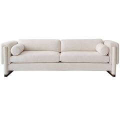 Howard Sofa, Upholstered Down and Solid Wood