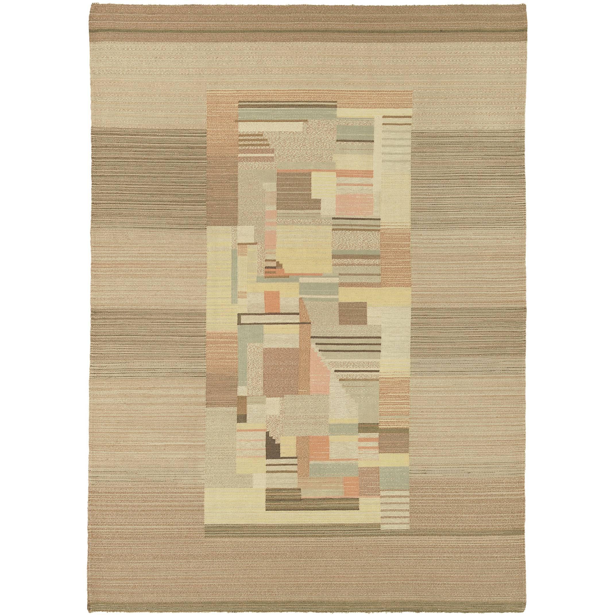 Mid-20th Century Finnish Flat Weave Carpet by Greta Skogster-Lehtinen