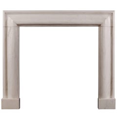 White Marble Bolection Fireplace