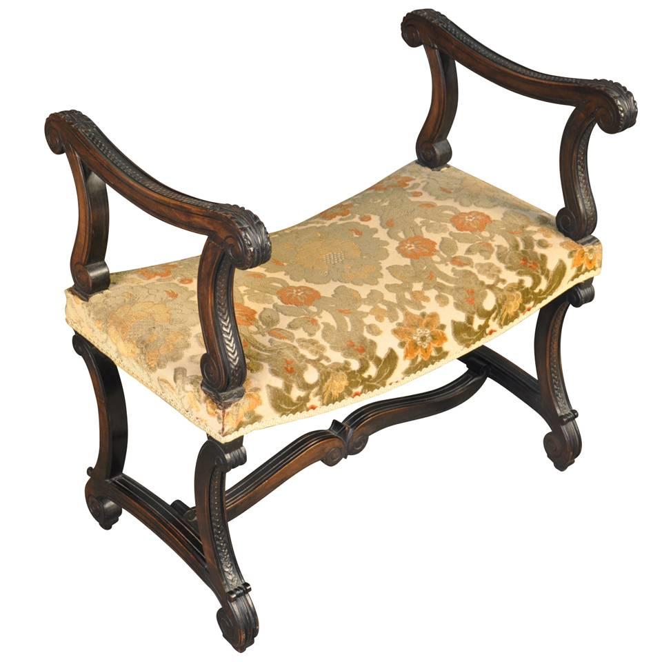 French 19th Century Louis XIV Style Banquette or Stool