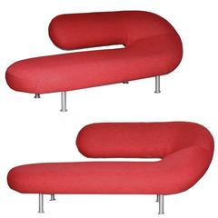 Two "Cleopatra" chaise longues by Geoffrey Harcourt for Artifort, 1970