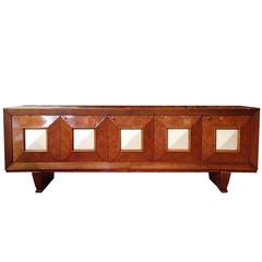 1930s Sideboard in Briar-Root and Parchment by Pierluigi Colli