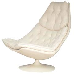 F587 Swivel Lounge Chair by Geoffrey Harcourt for Artifort, 1967
