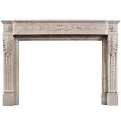 19th Century French Louis XVI Style Fireplace 5