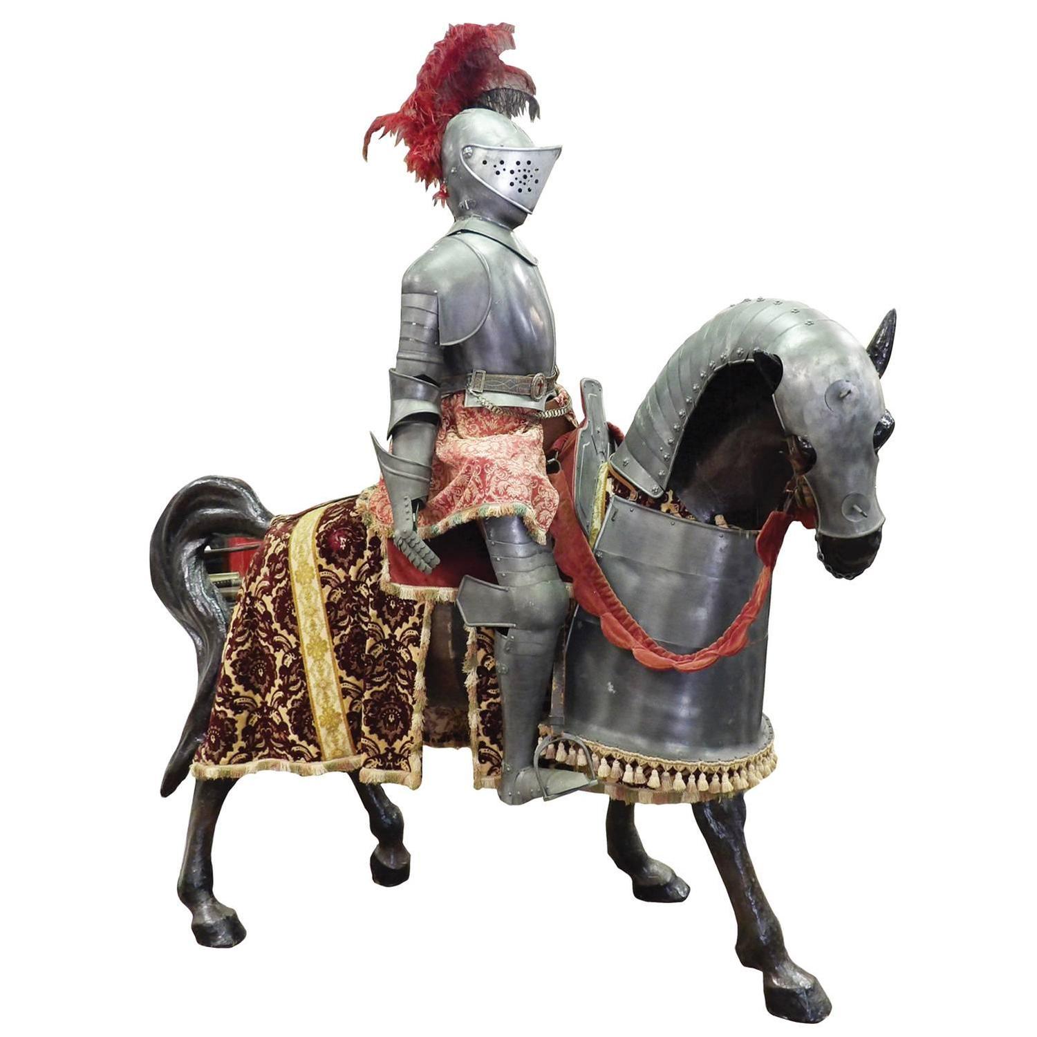 Knight and Horse Suits of Armor For Sale at 1stdibs