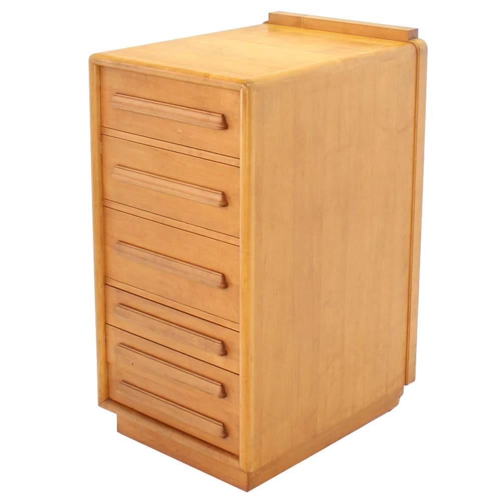 Deep Drawers Heavily Custom Built File Cabinet For Sale