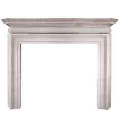 Large and Imposing English Portland Stone Fireplace 1