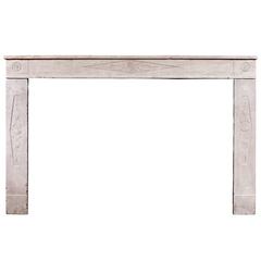 Antique French Directoire Fireplace with an Egyptian Flavour 2