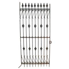 Late Victorian Iron Garden Gate Late Victorian Iron Garden Gate