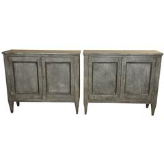 Pair of 19th Century Spanish Buffets Clad in Zinc 8