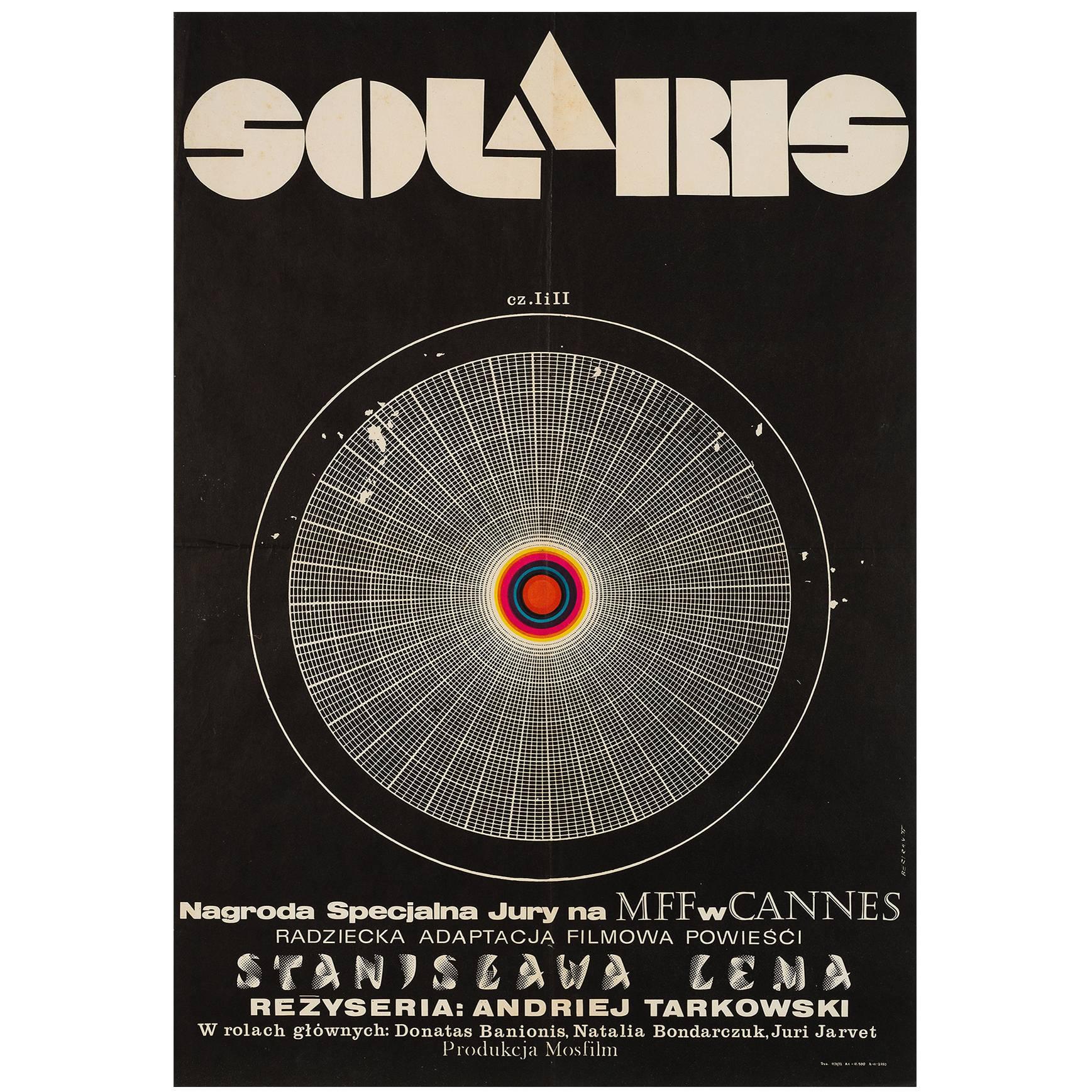 Solaris Original Polish Film Poster, Andrzej Bertrandt, 1972