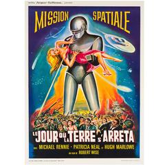 "The Day the Earth Stood Still" French Film Poster, R1960s