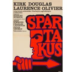Spartacus Original Polish Film Poster, Wiktor Gorka, 1970