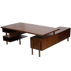 Vintage Pierre Jeanneret Rare and Exceptional Administrative Office Desk