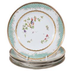 Antique Porcelain Dishes, a Set of 11 Imperial Vienna Porcelain Plates