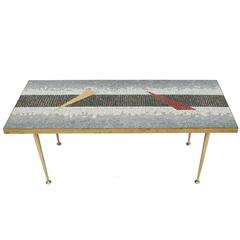 Center Table with Tessellated Top 2