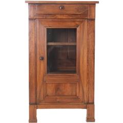 French 19th Century Walnut Vitrine