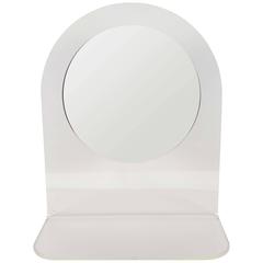 Arched Lucite Shelf with Mirror 7