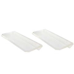 Pair of Beveled Lucite Shelves 11