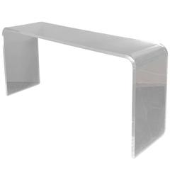 Waterfall Console in Lucite