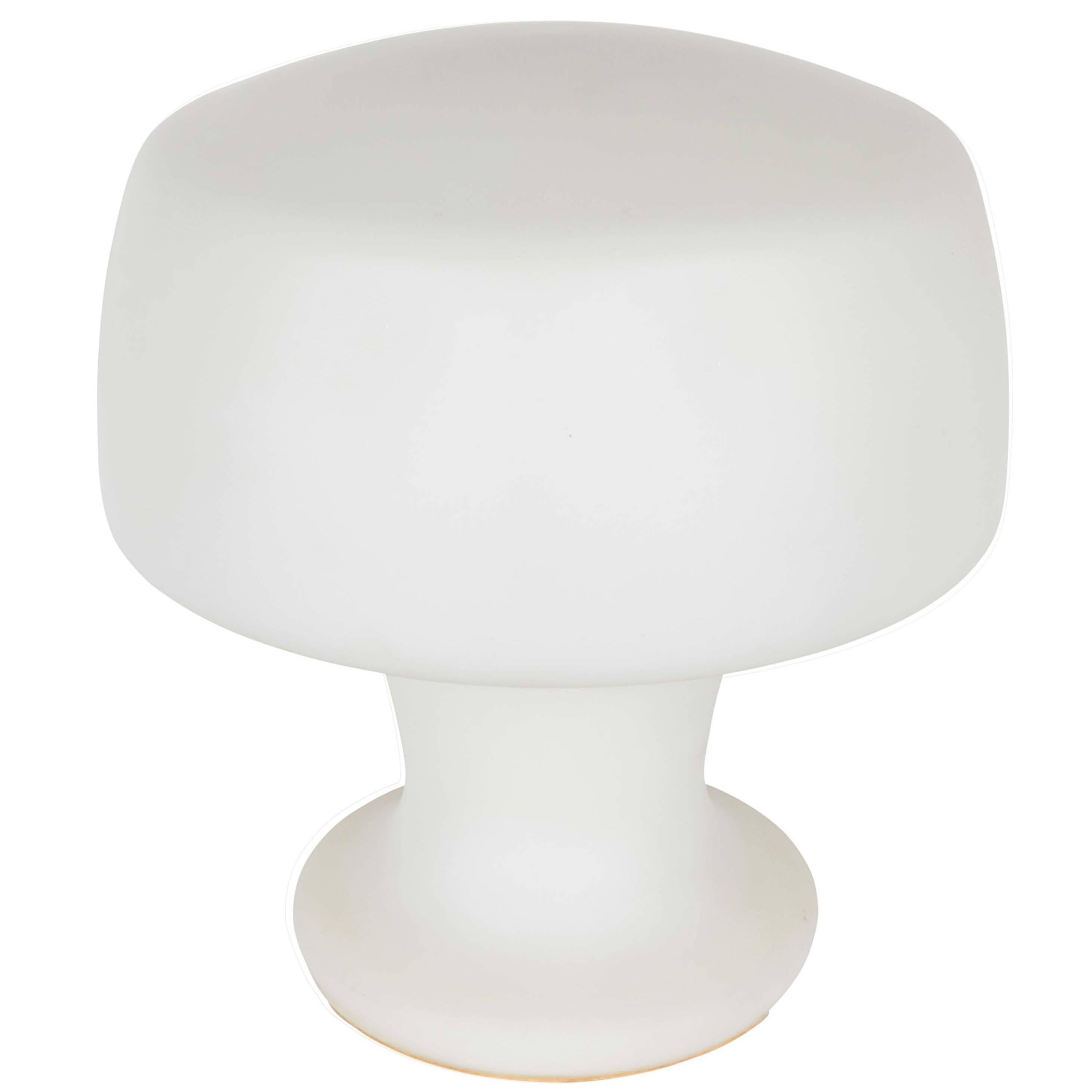 Laurel Mushroom Lamp in Frosted Glass