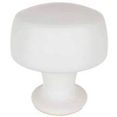 Lampe champignon Laurel en verre dépoli