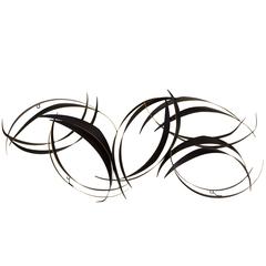 Curtis Jere Abstract Black Metal Wall Sculpture 1