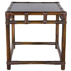 Ficks Reed Style Bamboo Side Table