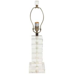 Robert Abbey Stacked Glass Lamp