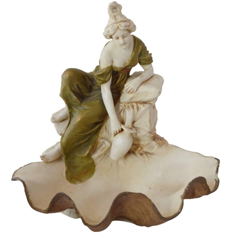 Antique Royal Dux Porcelain Figurine