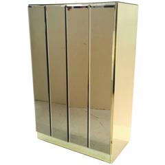 Bronze Glass and Brass Ello Cabinet 9