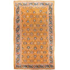 Yellow Antique Oushak Rug
