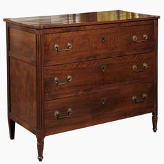 French Walnut Directoire Commode