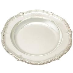 Antique George II Sterling Silver Serving Dish by Paul de Lamerie 10