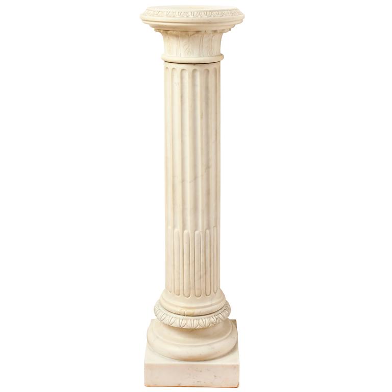 A Marble Corinthian Capital Architectural Pedestal at 1stDibs architectual pedestals